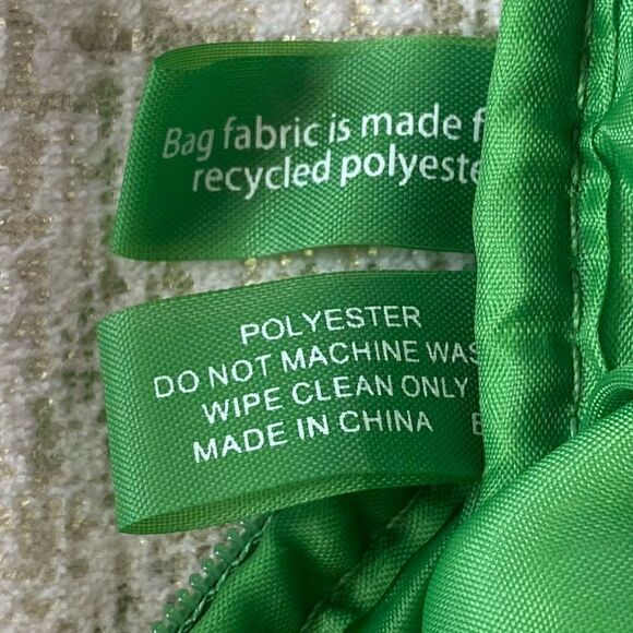 Kate Spade x Clinique Collab Green/Blue Floral Zip Top Make Up/Cosmetic Bag. NWT - Picture 9 of 9